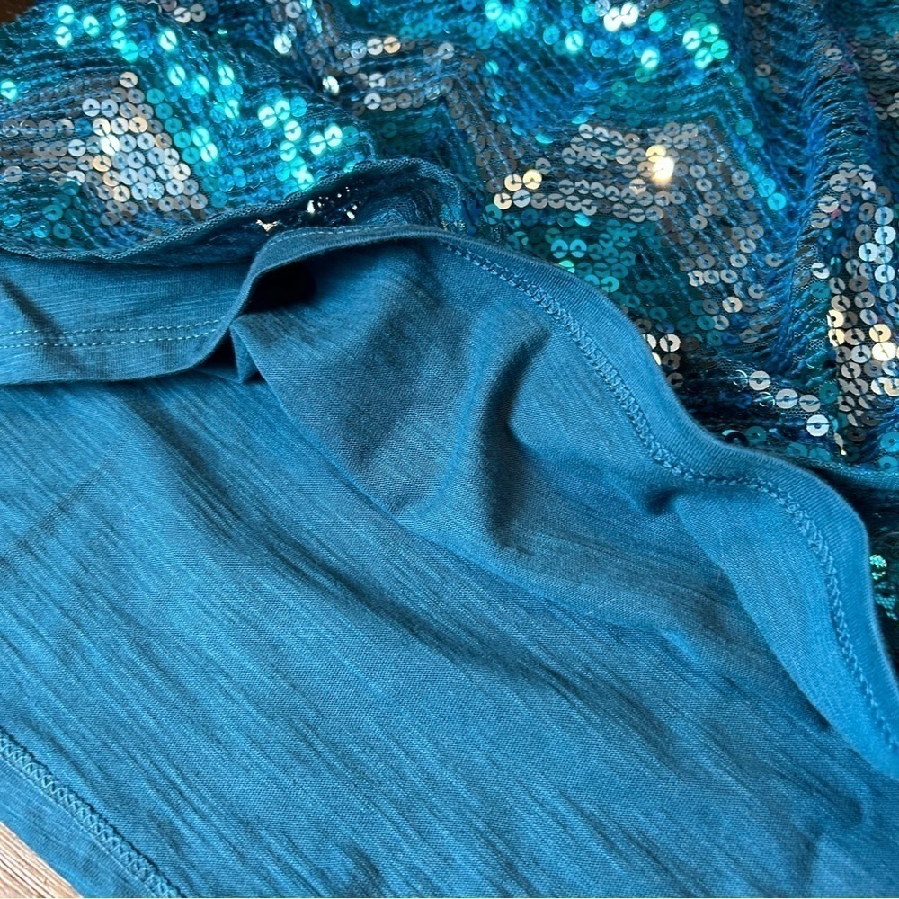 Coldwater Creek Sequin Chevron Pattern Sleeveless… - image 7